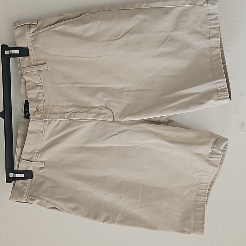 Men's khaki Nautica deck shorts size 38.